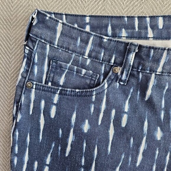 New Directions Jeans Women's 16R Blue Bleach Tie Dyed Skinny Stretch ND314-TDT - Picture 7 of 16